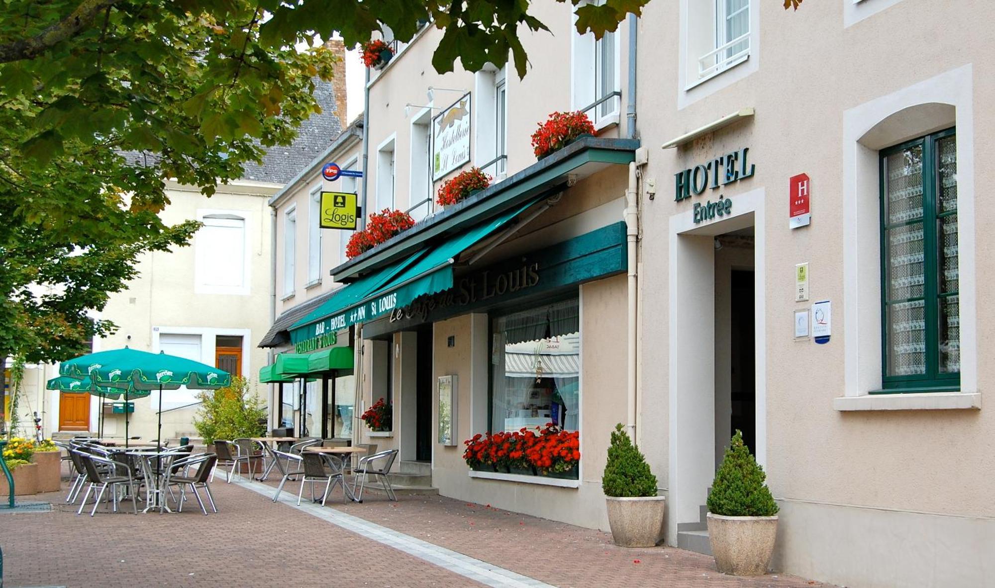 Hotel Logis Saint Louis La Suze-sur-Sarthe Exterior foto