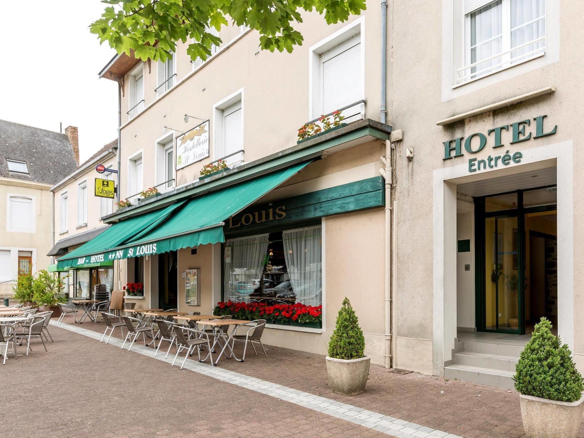 Hotel Logis Saint Louis La Suze-sur-Sarthe Exterior foto